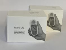 Two PulmoLife COPD Screening Device Reporting FEV Lung Age. As New.