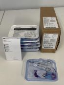 A box of six as new Covidien LigaSure Curved, Small Jaw, Open Sealer/Divider (REF: LF1212, Use By: 2