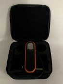 A Suji V2 BFR Pump with Case and USB Cable for Blood Flow Restriction Training (REF: V2MDR-01). As N