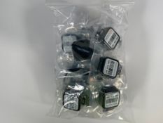 A bag of twenty Radtrak³ Long Term Radon Test Kits. As new