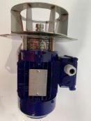 Arkema Motor - Type 6T2 63A2, 50/60Hz, IP55 in Blue, Some Paintwork Has Chipped off Item,Pre-owned.