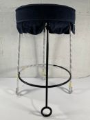 Merci Maison - Lorenzo Stool - Blue - New.