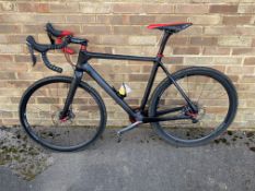 Pre-owned Cyclo Cross Bike; full carbon frame and fork (Sublime Bikes), approx 54cm horizontal top t