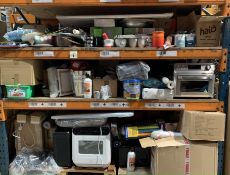 Three Shelves of Assorted Items, Mainly Household/Homewares and Related (Over 18s Only)