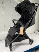 Silver Cross Clic Stroller with Raincover - Black.