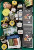 A crate of Premium Foods to include Fortnum and Mason, Manuka Doctor and Bartesian.