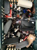 A crate of assorted Sunglasses and Eyewear to include Prada and Burberry (Approximately 55).