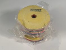 Five packs of three as new Resurfacing Buffering Wheels.