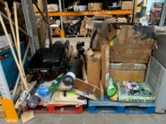 A large quantity Garden Related Items. (Pallets not included)