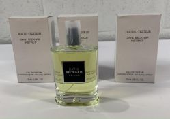 Three David Beckham Instinct eau de parfum Testers, 3 x 75ml.