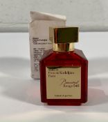 Maison Francis kurkdjian Baccarat Rouge 540 70ml tester (slightly used, outer box distressed).