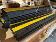 Thirteen Vevor Cable Protector Ramps - 5 Double and 3 Single (approximately 1m each).