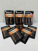 Approximately two hundred and forty Duracell AAA batteries.