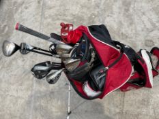 Set of pre-owned golf clubs to include Callaway X2 Irons, King Cobra S2 Driver and a Silver Ray SR50
