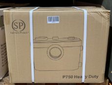 Sanitary Macerator Pump P750 Heavy Duty,750w, Max Discharge Height 11 Meters/Max Horizontal Length 1