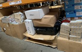 Electrical/Plumbing and related items. New/Preowned (One Shelf)