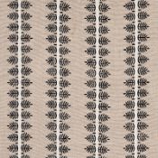 Schumacher Alva Hand Block Print Hand Woven Fabric (80523) - 7.108 yards/6.5m (stock image).