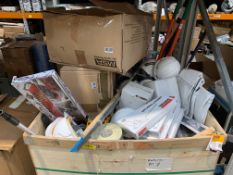 A quantity of assorted as new and pre-owned Tools, Gardening and Related Items (Wooden crate not inc