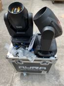 Ayra ERO 150BSW MKII - LED Moving Head with Beam, Spot and Wash (pair, with some damage) and Flight