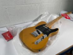 As new Fender Player Series Telecaster - Maple Neck - Butterscotch Blonde.
