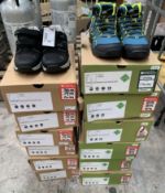 Twelve Pairs Of Assorted Mountain Warehouse Kid Walking Boots / Shoes.