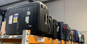 Approximately Twenty pre-owned Travel Suitcases/Luggage Bags, Various Colours, Sizes and Conditions.