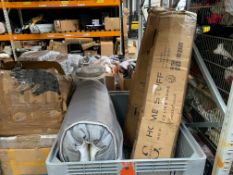 Four assorted Mattresses, sizes unknown (Stillage not included).