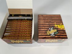 Fifty The Dabbin Cabin Premium King Size Slim + Tips Rolling Papers (26 packs of 32 leaves + tips ea