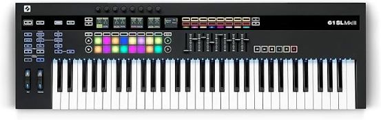 As new Novation 61SL MkIII, 61-key MIDI & CV Equipped Keyboard Controller with 8 Track Sequencer (st
