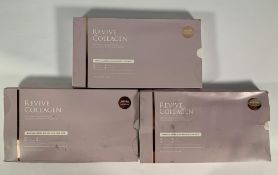 Three packs of Revive Collagen Hydrolysed Marine Drinks 8,500mg Collagen Per Serving (14 Sachets x 2