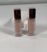 Two as new Dior Forever Glow Maximizer Pink testers 2 x 11ml.