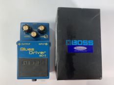 Boss Blues Driver BD-2 Pedal - Features Level/Tone/Gain Controls. Boxed, Untested.