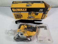 Dewalt XR DCS334N Cordless Jigsaw - XR 18V Lithium Ion Brushless, with Manual (ripped) no battery, b