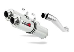 As new Dominator Exhaust Kit OVAL Yamaha BT 1100 Bulldog 2001-2007 (stock image).