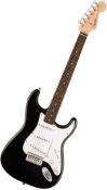 As new Squier Mini Strat V2 - Black (stock image).