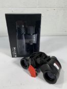 Malkin 10 x 42 Binoculars (New) and Tasco In Focus 7 x 35 Binoculars (Preowned).
