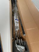 As new Mizuno Pro 243 Golf Irons Set 5-PW, RH, Dynamic Gold S300 Shaft (6 irons).