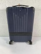 Pre-owned Montblanc hard shell wheeled suitcase.