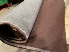 Large Roll of Fabric - Maroon - Width 150cm / Length Unknown.