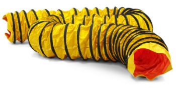 Two Trotec Flexible Spiral Ventilation Ducts SP-T 610mm x 7.6 m - New (stock image).