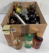 Approximately forty assorted part used parfum/eau de toilette to include Hugo Boss, Yardley, Versace