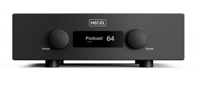 As new HEGEL H400 Streaming Amplifier (H400-82A584) - Black (stock image).