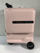Pre-owned Air Wheel Robot ride-on luggage (no battery).