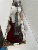 As new Schecter Hellraiser C-1 FR-S Electric Guitar, Floyd Rose, Sustainiac - Black Cherry.