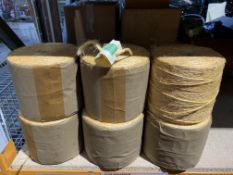 Six as new Corfi Sisal Binder Twine Rolls, 330, treated with Rodent Repellent, Knotless, unknown len