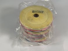 Five packs of three as new Resurfacing Buffering Wheels.