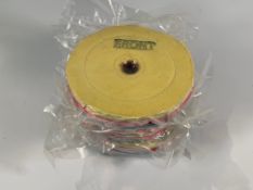 Five packs of three as new Resurfacing Buffering Wheels.