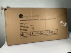 Strikeworth Freekick 4ft Wood Folding Football Table.