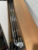 As new Mizuno Pro 245 Iron Set 4-PW Steel Regular, Dynamic Gold R300 Shaft (7 irons) - RH.