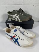 Two pairs of Onitsuka Tiger Trainers (UK 7).